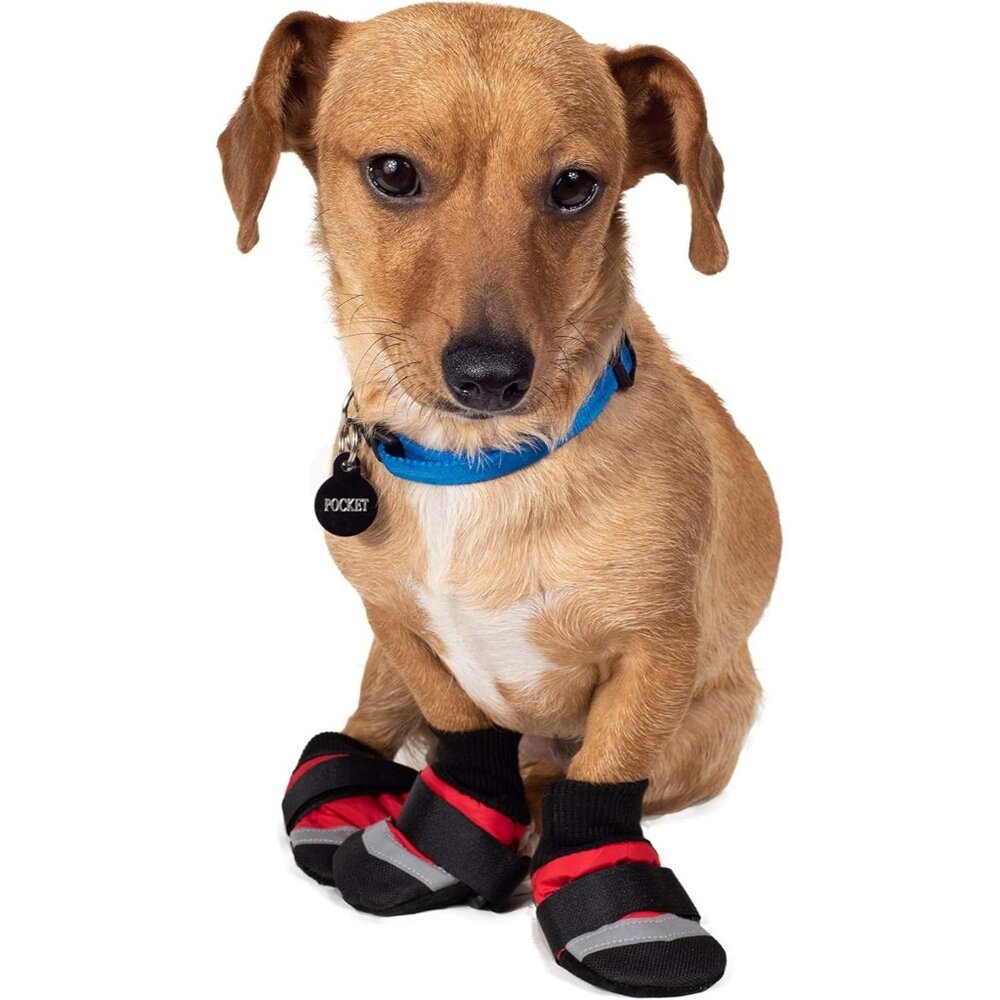 Fashion Pet Extreme All Weather Boots reflective Waterproof non-skid Canine